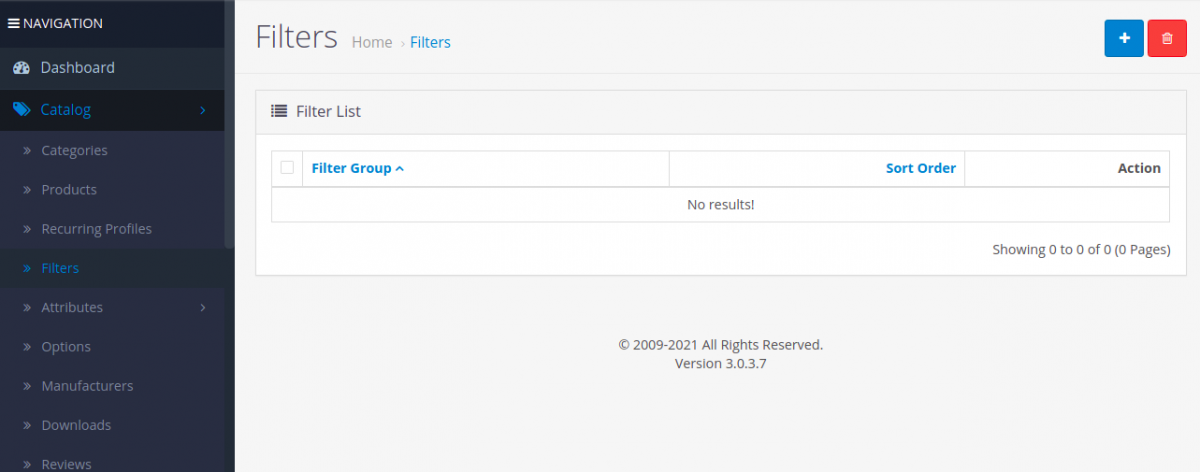Catalog > Filters – eCommerce selling your product online